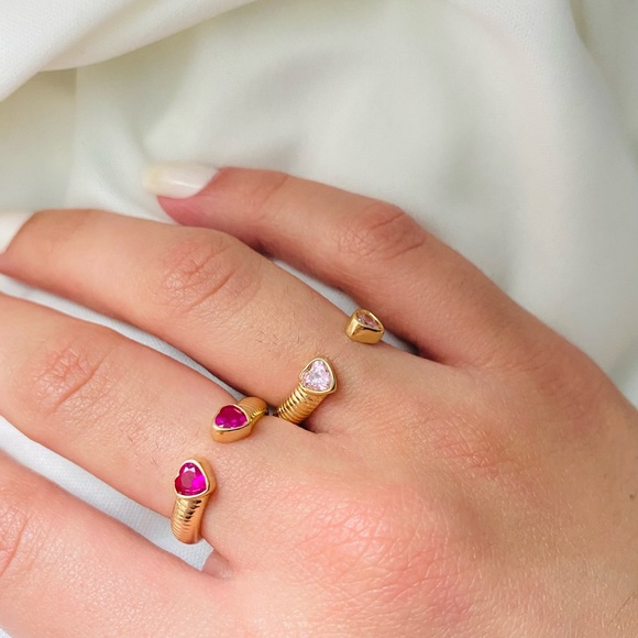 Pink Heart Ring - Picture 7 of 8